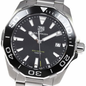 タグホイヤー TAG HEUER WAY111A アクアレーサー デイト クォーツ メンズ 美品 箱・保証書付き_814604