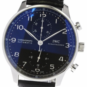 IWC IWC SCHAFFHAUSEN IW371447 ポルトギーゼ クロノグラフ 自動巻き メンズ 美品 保証書付き_816781