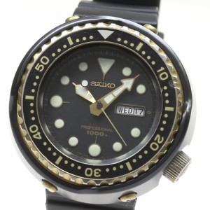 セイコー SEIKO 7C46-7009 プロフェッショナル ツナ缶 デイデイト クォーツ メンズ _816838