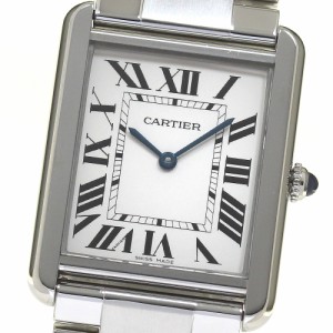 カルティエ CARTIER W5200014 タンクソロ LM クォーツ メンズ 良品 _814484