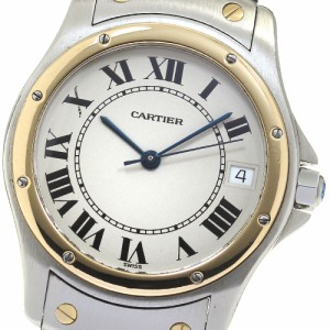 カルティエ CARTIER W20036R3 サントスクーガー LM YGコンビ 自動巻き メンズ _817032