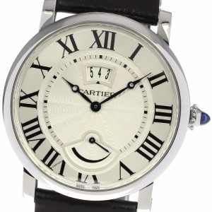 カルティエ CARTIER W1556369 ロトンド ドゥ カルティエ パワーリザーブ 手巻き メンズ 保証書付き_809346