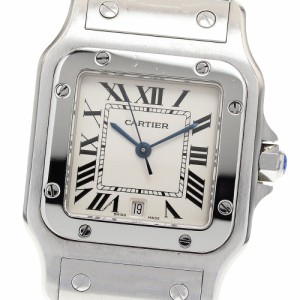 カルティエ CARTIER W20060D6 サントスガルベ LM デイト クォーツ メンズ _817100