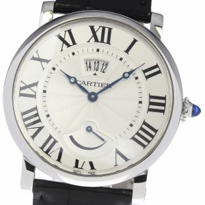 カルティエ CARTIER W1556369 ロトンド ドゥ カルティエ パワーリザーブ 手巻き メンズ 保証書付き_816900