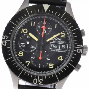 ジン Sinn ミリタリー クロノグラフ デイデイト 自動巻き メンズ 良品 _818814