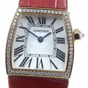 カルティエ CARTIER ラドーニャ SM K18YG アフターダイヤベゼル クォーツ レディース _816600