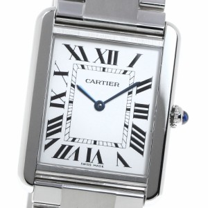 カルティエ CARTIER W1018355 タンクソロLM クォーツ メンズ 美品 _816903