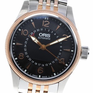 オリス ORIS 01 754 7679 4364-07 8 20 32 ビッグクラウン ポインターデイト 自動巻き メンズ 良品 箱・保証書付き_819048