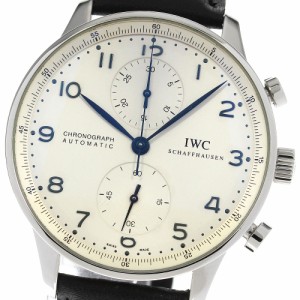 IWC SCHAFFHAUSEN IW371417 ポルトギーゼ クロノグラフ 自動巻き メンズ 良品 保証書付き_817415