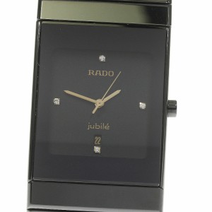 ラドー RADO 152.0347.3 ダイヤスター ジュビリー 4Pダイヤ クォーツ メンズ 保証書付き_818234