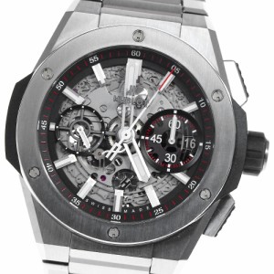 訳あり ウブロ HUBLOT 451.NX.1170.NX ビッグバン インテグラル チタニウム クロノグラフ 自動巻き メンズ 箱付き_812219