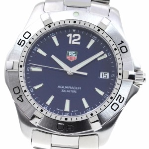 ベルト訳あり タグホイヤー TAG HEUER WAF1113 アクアレーサー デイト クォーツ メンズ _803355