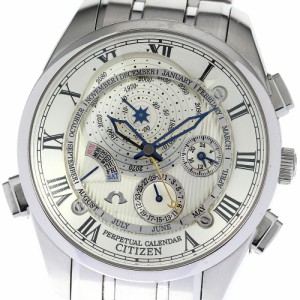 シチズン CITIZEN CTR57-0981/6704-T007881 カンパノラ 408 コンプリートパーペチュアルカレンダー クォーツ メンズ _820445