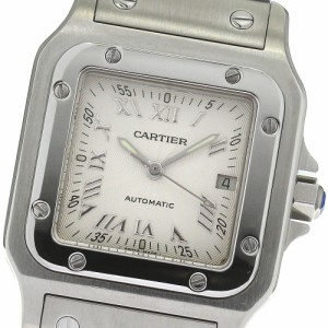 カルティエ CARTIER W20040D6 サントスガルベ LM デイト 自動巻き メンズ 良品 _820277