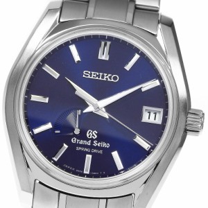 セイコー SEIKO SBGA127/9R65-0BZ0 グランドセイコー デイト パワーリザーブ スプリングドライブ メンズ 美品 箱・保証書付き_821653