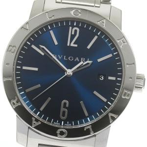 正規【BVLGARI/ブルガリ】BB33SS AUTO　ブルガリブルガリ　自動巻き　スイス製　デイト　ブラックダイヤル　メンズ腕時計　K887 ブルガリ bb33ssの通販