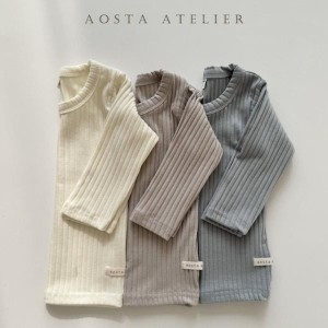 ベビー トップス シンプル 韓国子供服 Aosta