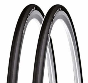 2本セット MICHELIN(ミシュラン) LITHION 3 リチオン3 タイヤ 700C (ブラック, 700×23c) 輸入品【新品】