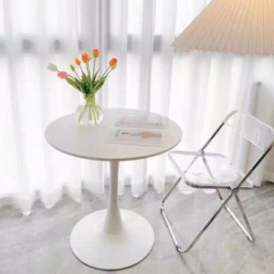 ダイニングテーブル 椅子セット 白 幅60cm 幅70cm 幅80cm 組み立て簡単 お手入れ簡単 円形 スチール MDF ホワイト 省スペース コンパクト
