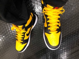 ダンク ハイ ユニバーシティゴールド アンド ブラック Nike Dunk High University Gold and Black 正規品 全国送料無料