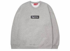 Supreme Box Logo Crewneck Heather Grey シュプリーム ボックス ロゴ クルーネック ヘザー グレー