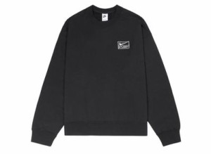 Stussy x Nike Wash Crew Black ステューシー x ナイキ ウォッシュ クルー ブラック