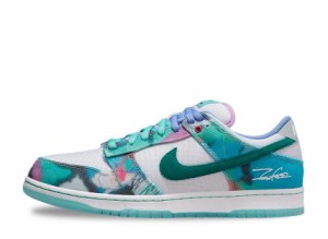 Futura × Nike SB Dunk Low White and Geode Teal フューチュラ × ナイキ SB ダンク ロー ホワイト アンド ジオードティール