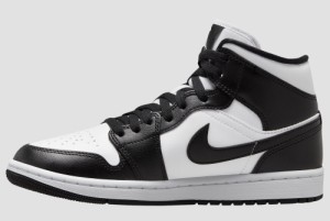 ウィメンズ エアジョーダン1 ミッド ブラック ホワイト Nike WMNS Air Jordan 1 Mid Black White 正規品 全国送料無料