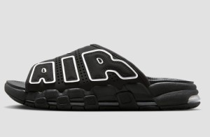 エアモアアップテンポ スライド ブラック Nike Air More Uptempo Slide Black 正規品 全国送料無料