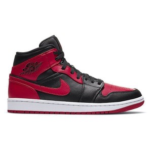 エアジョーダン1 ミッド ブレッド NIKE AIR JORDAN 1 MID BRED 正規品 全国送料無料