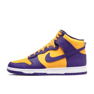 ダンク ハイ レトロ レイカーズ Nike Dunk High Retro Lakers 正規品 全国送料無料