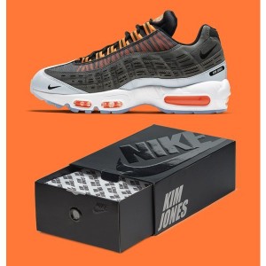 キム ジョーンズ×ナイキ エアマックス95 ブラック トータルオレンジ KIM JONES×NIKE AIR MAX 95 BLACK TOTAL ORANGE 正規品 全国送料無