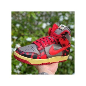 ダンク ハイ レッド アシッドウォッシュ NIKE DUNK HIGH RED ACID WASH 正規品 全国送料無料