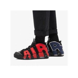 エアモア アップテンポ 96 ブラック アンド ユニバーシティレッド Nike Air More Uptempo 96 Black and University Red 正規品 全国送料