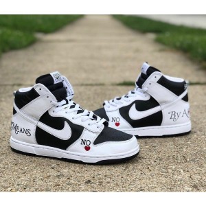 シュプリーム×ナイキ SB ダンク ハイ バイ エニー ミーンズ ホワイト ブラック Supreme×Nike SB Dunk High By Any Means White Black 