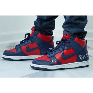 シュプリーム×ナイキ SB ダンク ハイ バイ エニー ミーンズ レッド Supreme×Nike SB Dunk High By Any Means Red 正規品 全国送料無料