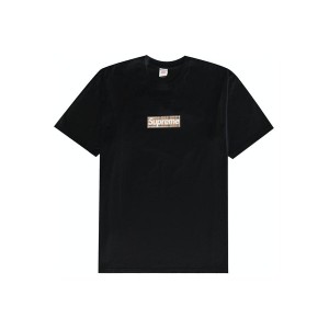 Supreme  Burberry Box Logo Tee Black シュプリーム バーバリー ボックス ロゴ Tシャツ ブラック 正規品 全国送料無料