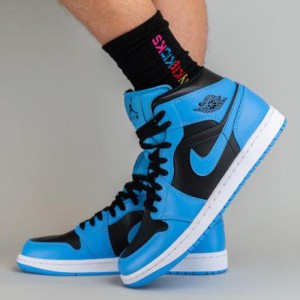 エアジョーダン1 ミッド ユニバーシティブルー Nike Air Jordan 1 Mid University Blue 正規品 全国送料無料