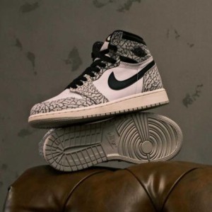 エアジョーダン1 ハイ OG ホワイト セメント Nike Air Jordan 1 High OG White Cement 正規品 全国送料無料