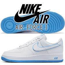 ナイキ エアフォース1 ホワイト アンド ユニバーシティブルー Nike Air Force 1 Low White and University Blue