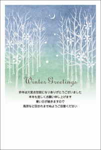 ★寒中見舞い★《私製はがき 8枚》寒中見舞いはがき デザインタイプ 年賀状返信 グリーティング 季節のあいさつ