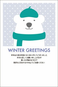 ★寒中見舞い★《私製はがき 8枚》寒中見舞いはがき デザインタイプ 年賀状返信 グリーティング 季節のあいさつ