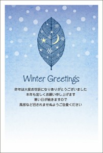 《官製はがきに印刷8枚》寒中見舞いはがき 寒中見舞い 官製はがき デザインタイプ  年賀状返信 グリーティング 季節のあいさつ 冬 返信 