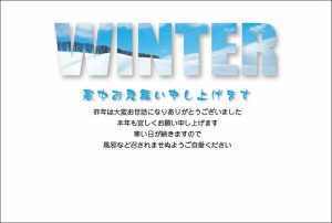 ★送料無料 寒中見舞い★《お手軽私製はがき 8枚》寒中見舞いはがき 寒中見舞い 寒中 はがき デザインタイプ 年賀状 年賀状返信 グリーテ