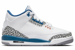 NIKE AIR JORDAN 3 RETRO GS 「WIZARDS」 DM0967-148 WHITE/METALLIC COPPER/TRUE BLUE ナイキ エア ジョーダン 3 レトロ ウィザーズ TRU