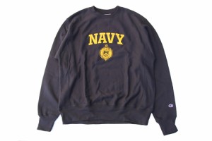 Champion 「USNA ISSUE OFFICIAL PRINT」 R/W CREW SWEAT NAVY チャンピオン Reverse Weave リバースウィーブ クルー スウェット ネイビ