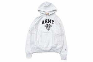 Champion 「USMA OFFICIAL PRINT」 WEST POINT ARMY R/W HOODED SWEAT ASH GREY チャンピオン Reverse Weave リバースウィーブ フード ス