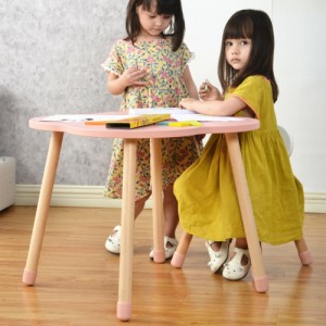 子供用 デスク+椅子セット　2点セット 木製家具 学習机 勉強机 キッズデスク キッズイス 子ども用家具 子供机 かわいい ナチュラル 子供