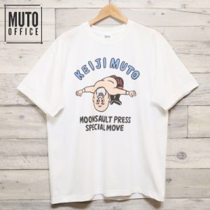 【即納】メンズ 武藤 敬司 コラボ プロレス 半袖 Tシャツ プリント 半袖Tシャツ ティーシャツ プロレス ユニセックス レディース コット