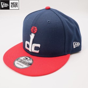 NEWERA ニューエラ  ワシントン ウィザーズ コラボ キャップ CAP 帽子 9FIFTY ストレートキャップ ネイビー レッド 紺 赤 メンズ レディ